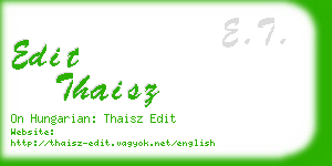 edit thaisz business card
